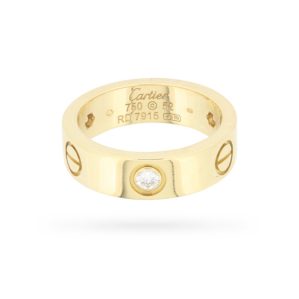 Cartier Diamond Set Love Ring