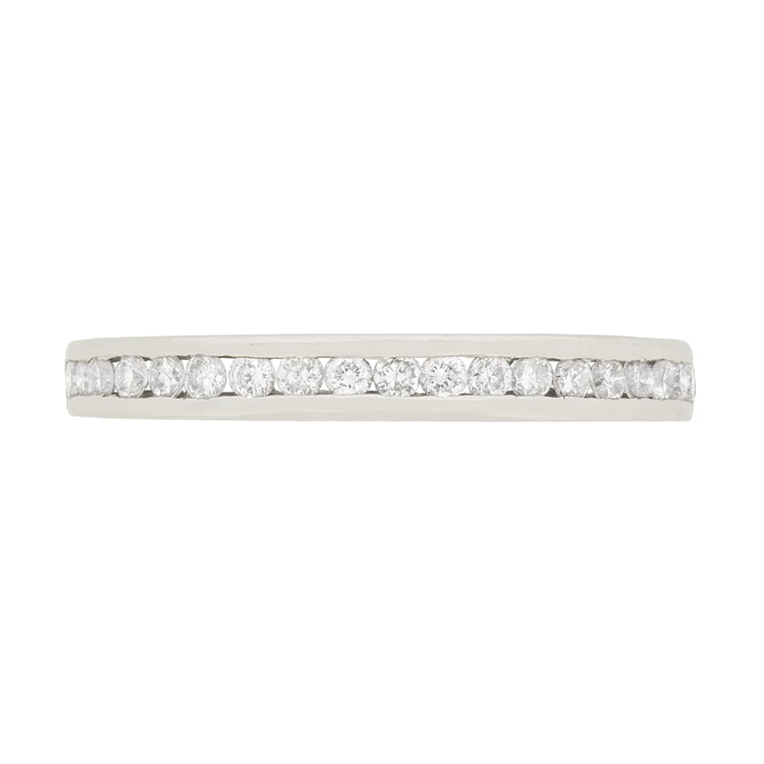 Contemporary Channel Set 0.85ct Diamond Eternity Band