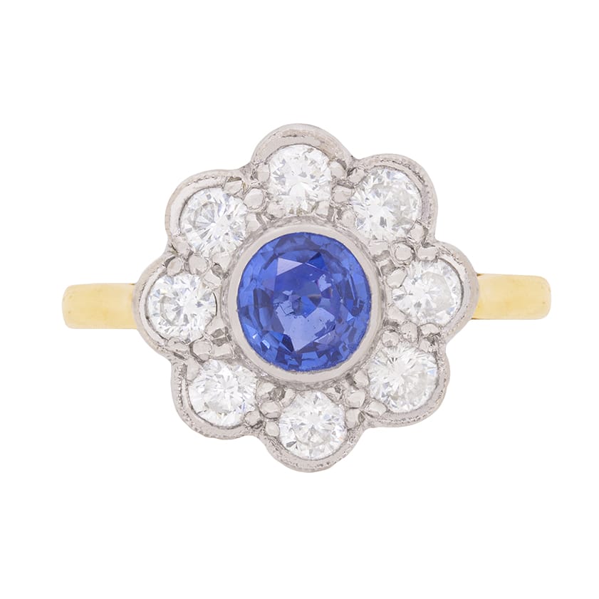 14k Rose Gold Diamond Flower Cluster Ring RM9754P - IMG Jewelers