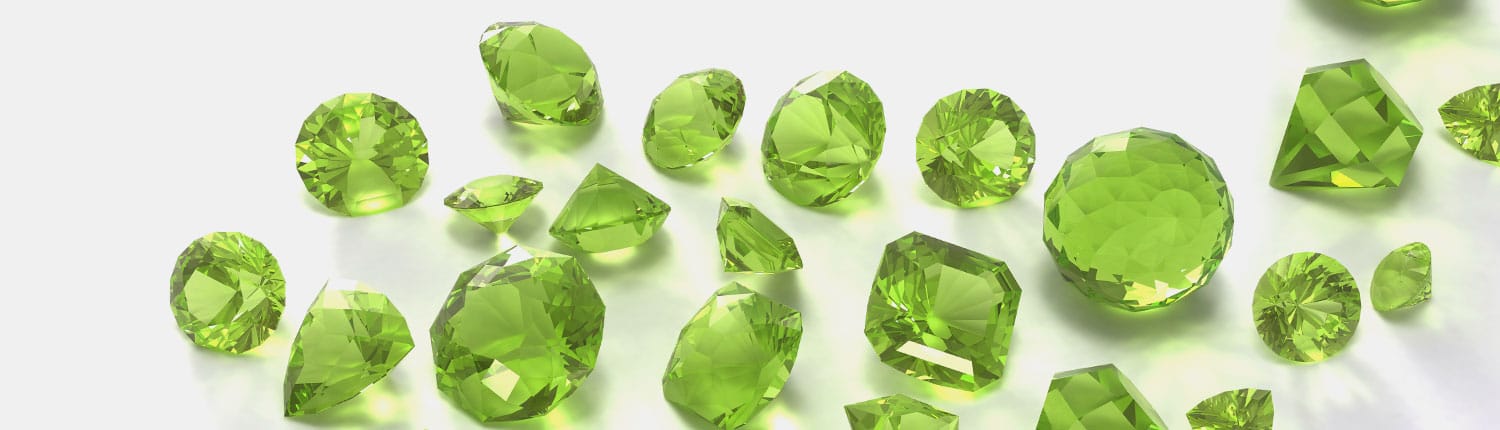 Antique Peridot Jewellery - Victorian Pendant