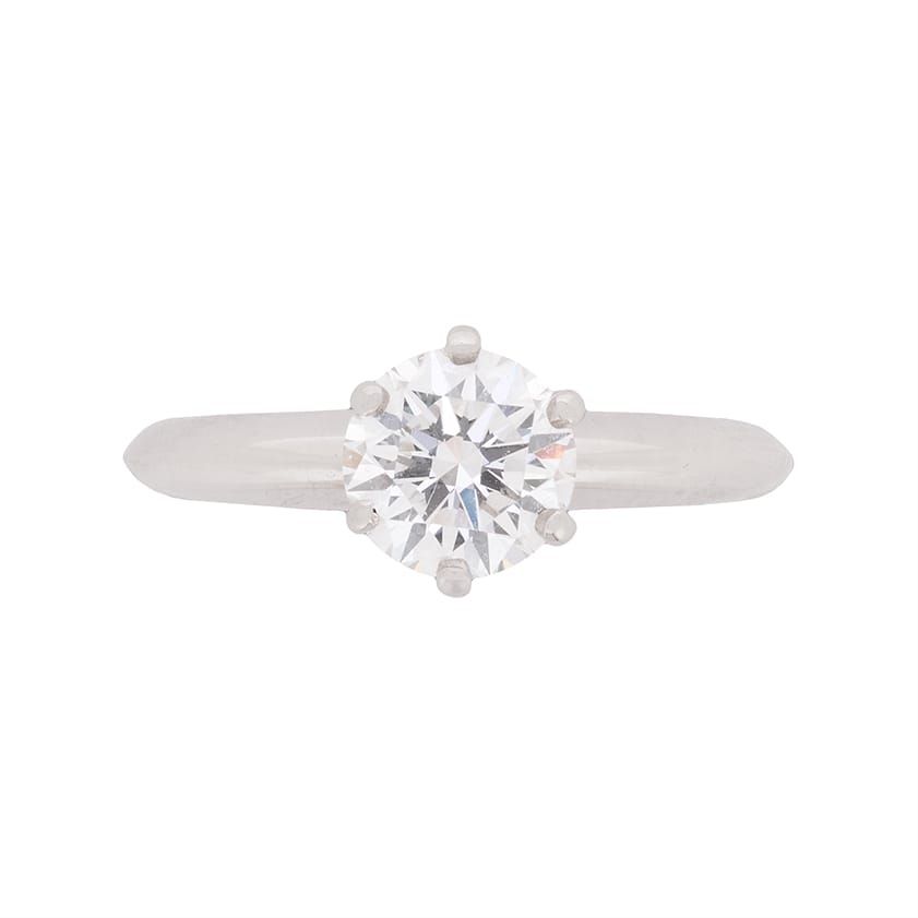 Tiffany & Co. 1.05ct Diamond Solitaire Engagement Ring