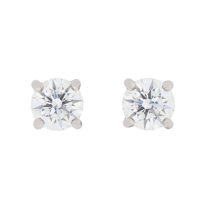 Tiffany and co sales diamond studs