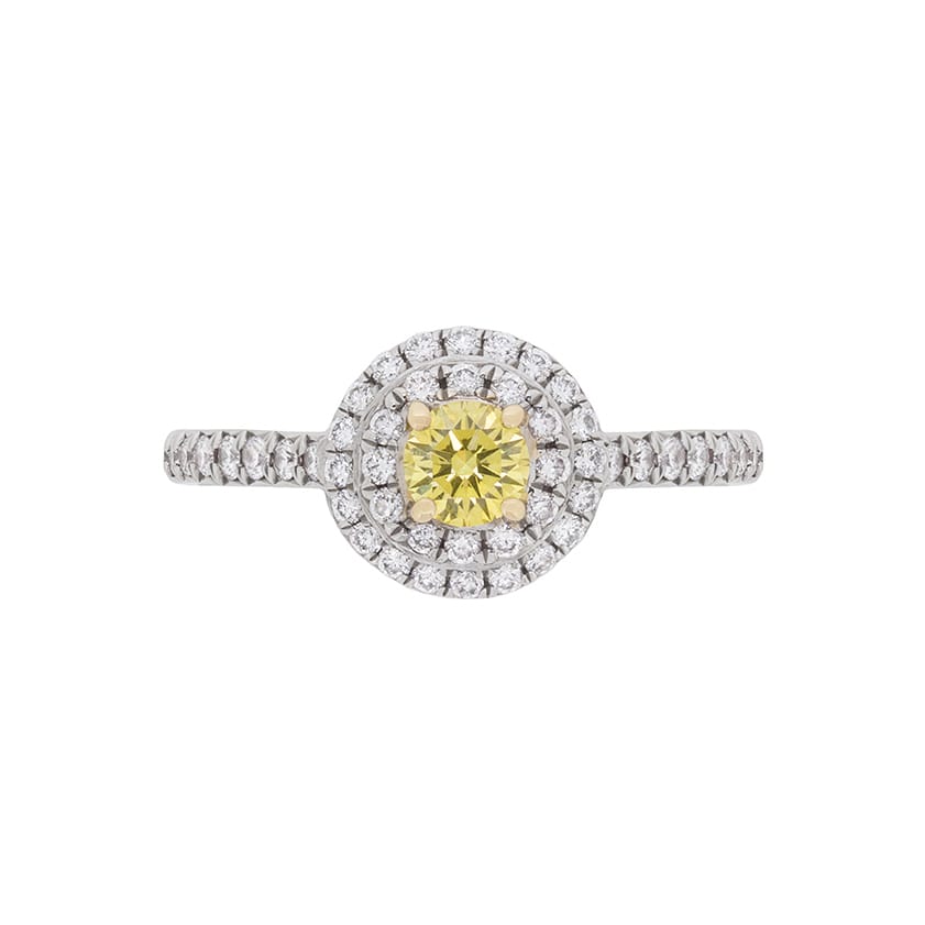 Tiffany and co yellow deals diamond ring