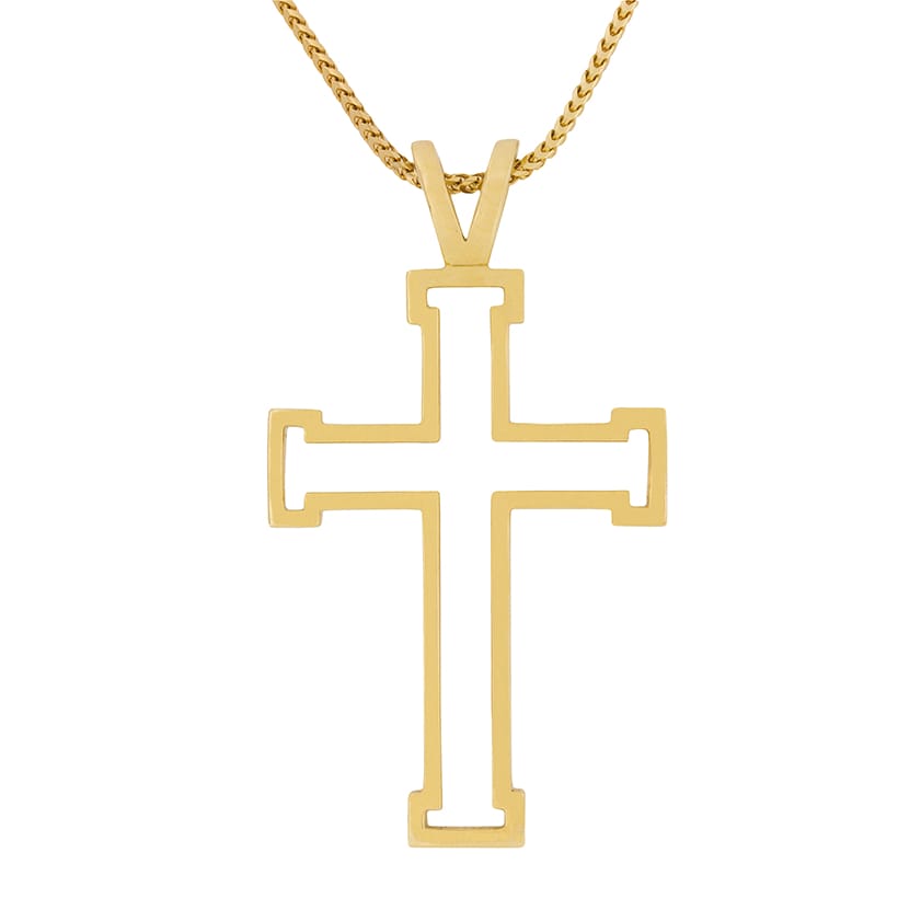 Theo Fennell Gold Cross Pendant