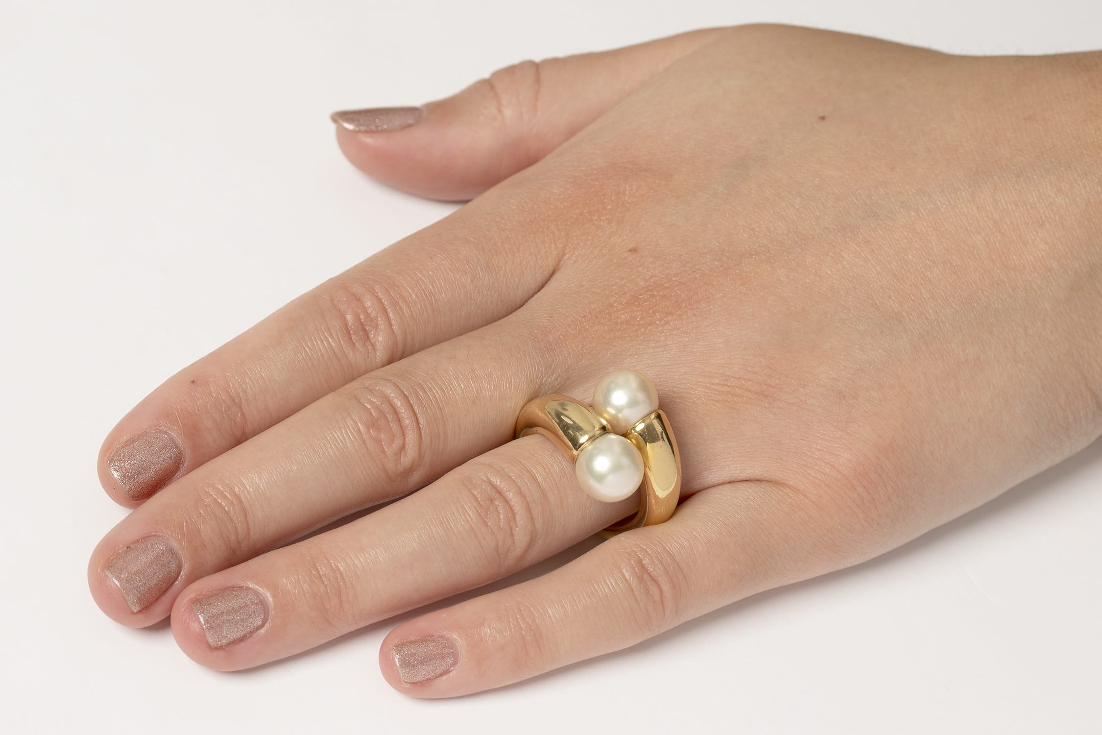 Cartier Inspired Design Wedding Ring Sets - HH-104 - 14K Gold