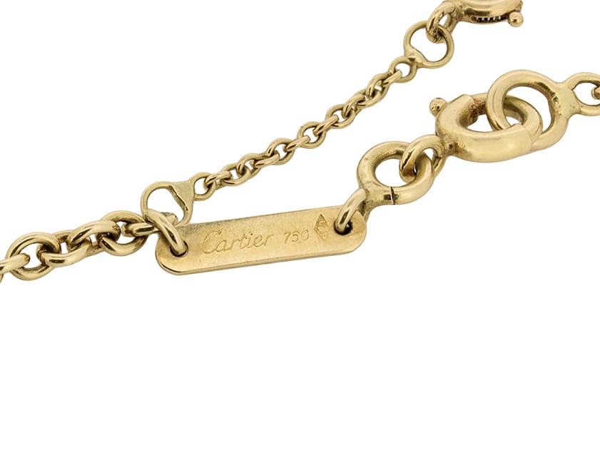Cartier CARESSE D'ORCHIDÉES par Necklace | Whitegold Diamond Pavé us ...