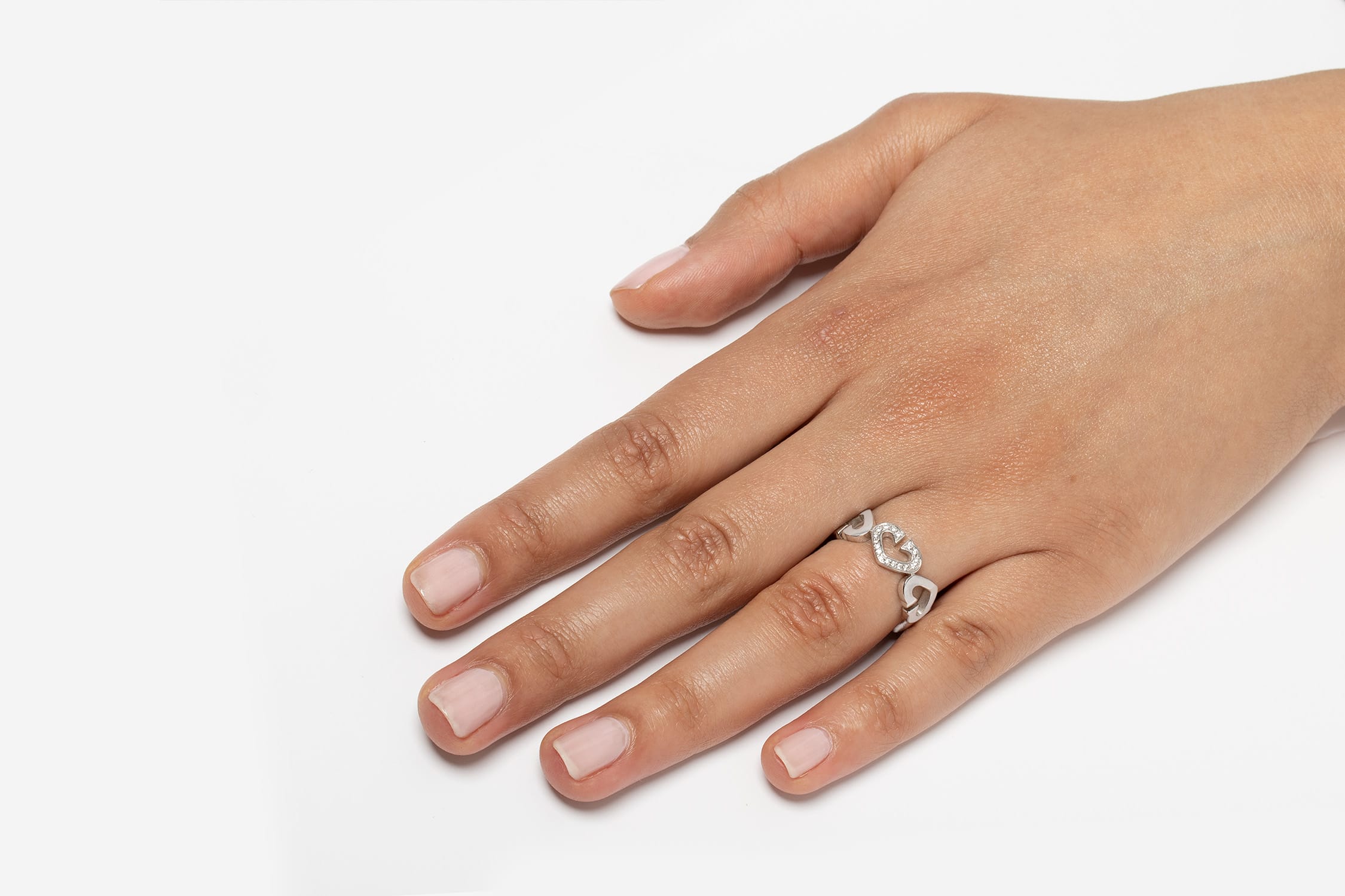 Cartier 'C Heart' Diamond Ring with Diamonds | Farringdons Jewellery