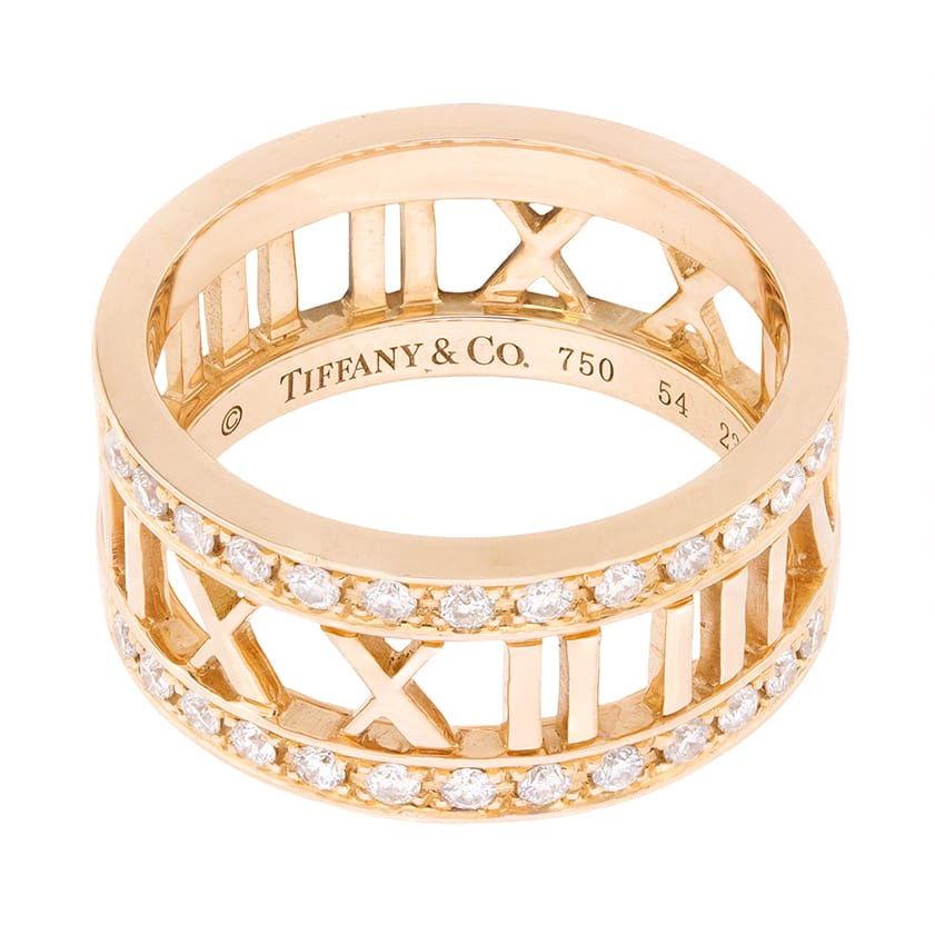 Tiffany and co 750 on sale ring