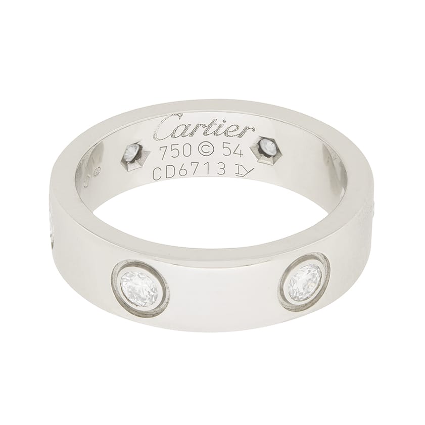 Cartier Six Diamond Love Ring Farringdons Jewellery