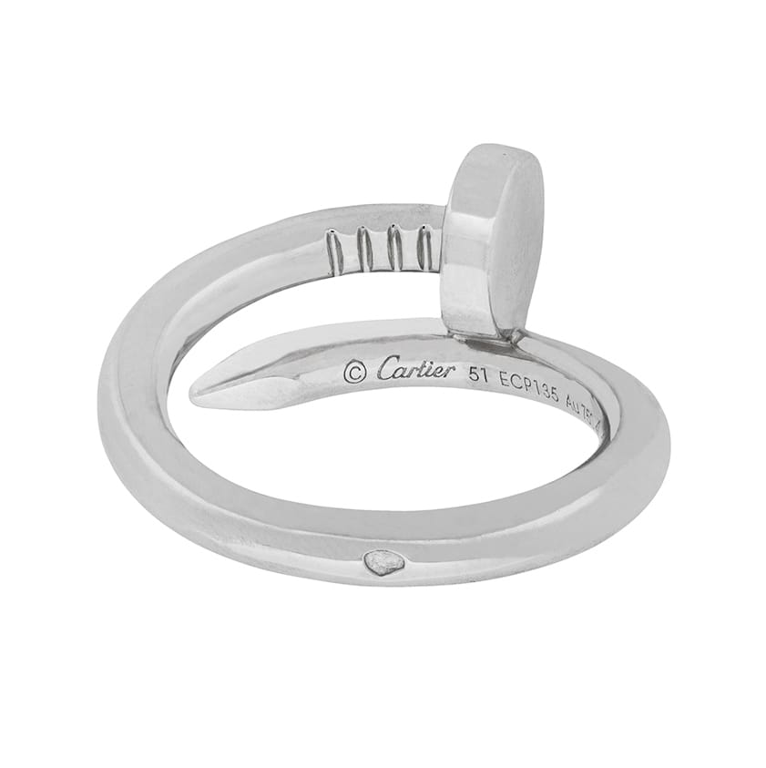 Cartier diamond screw ring sale