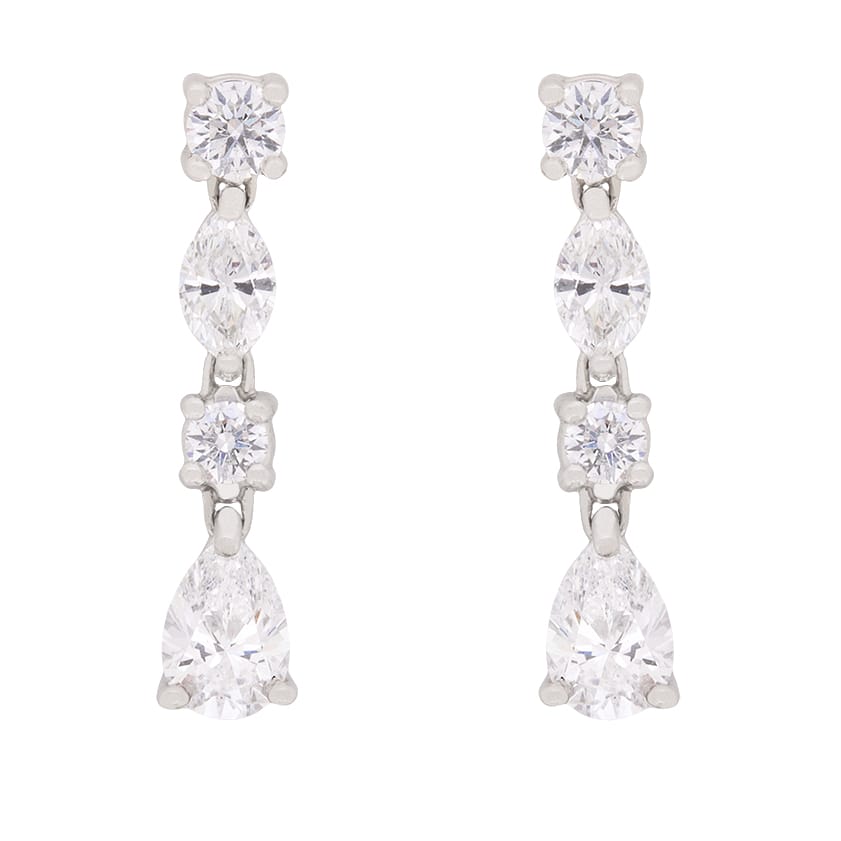 Tiffany & Co. Drop Jazz Diamond Earrings