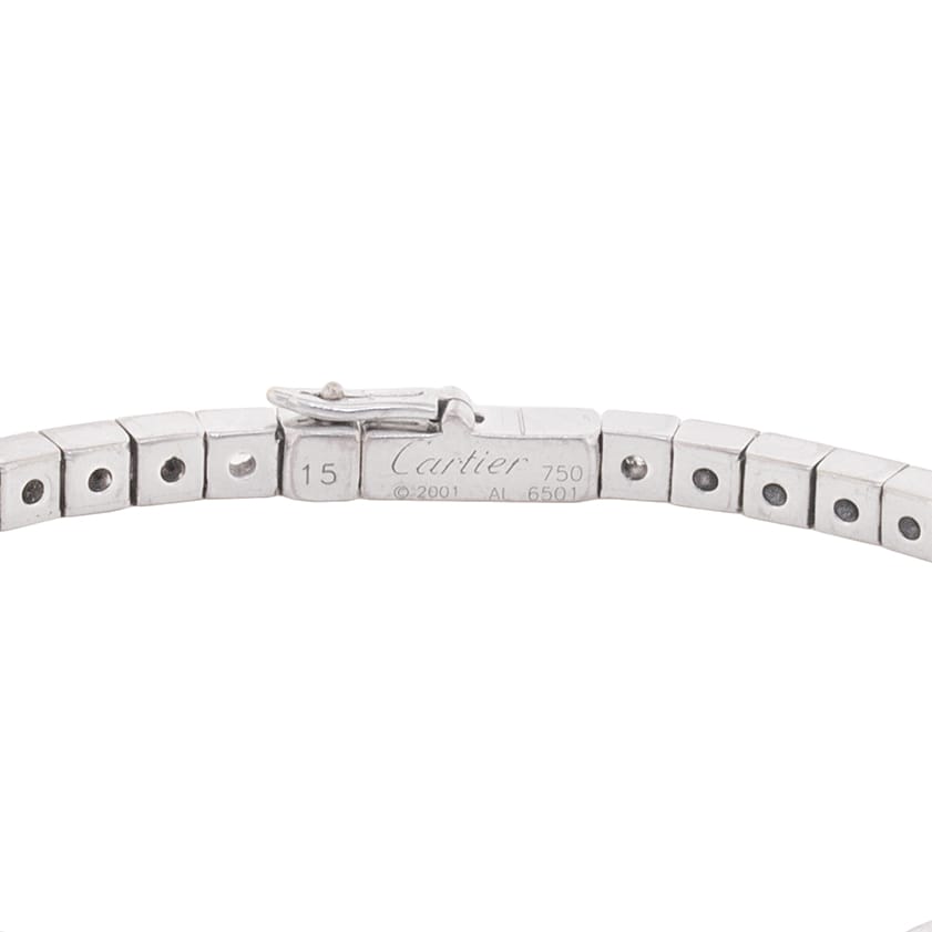 Cartier Diamond Double Row Agrafe Gold Bracelet – Opulent Jewelers