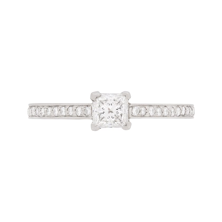 Tiffany & co on sale princess cut engagement ring