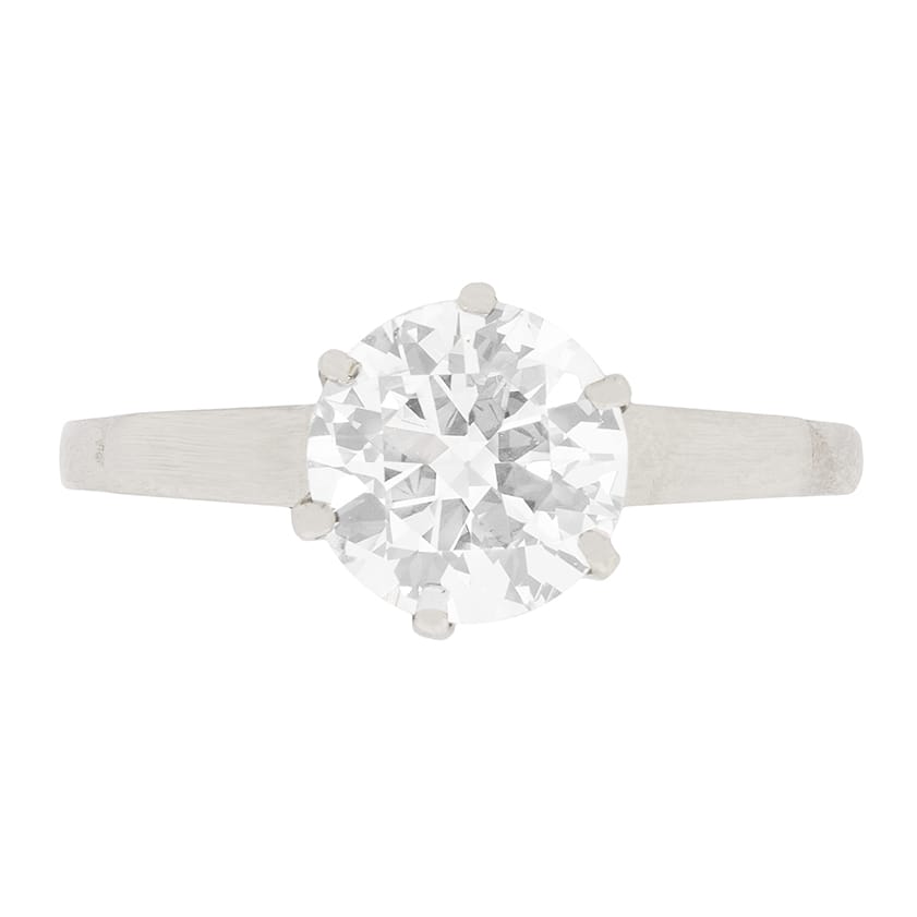 Art Deco 1.21ct Diamond Solitaire, c.1930s