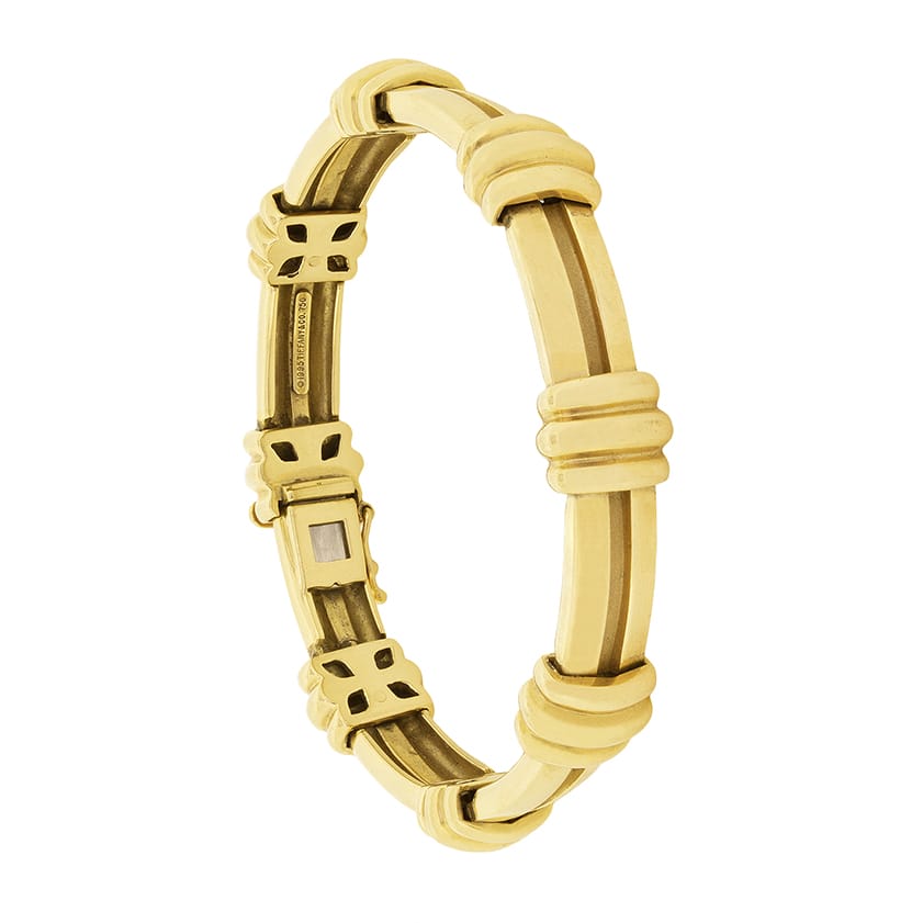 Tiffany & Co. Yellow Gold Atlas Bracelet, c.1990s