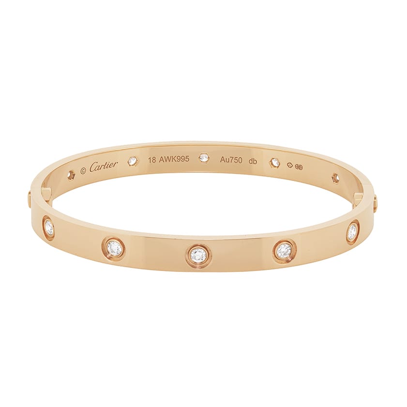 Cartier love discount bracelet rose gold