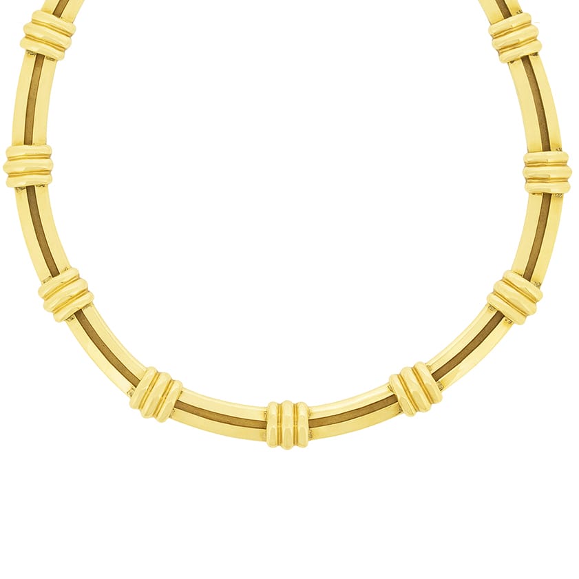 Tiffany & Co. Yellow Gold 'Atlas' Necklace, c.1990s