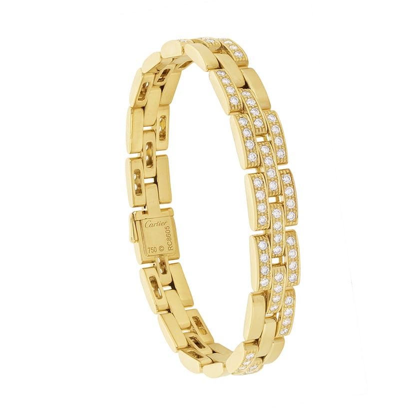 Cartier Maillon Panthere Diamond Link Bracelet Farringdons