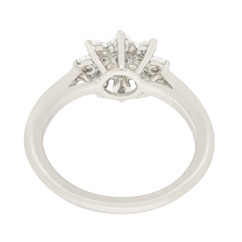 Tiffany flower engagement on sale ring