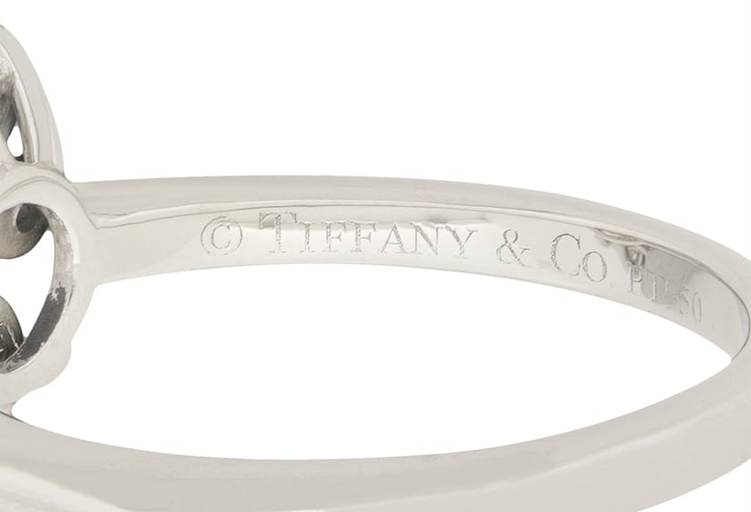 Tiffany & co hot sale flower ring