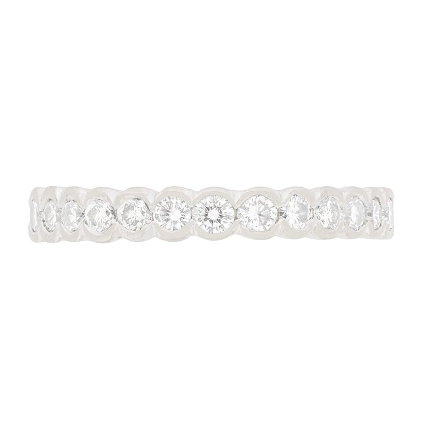 GRAFF 1.20ct Diamond Scalloped Set Eternity Band