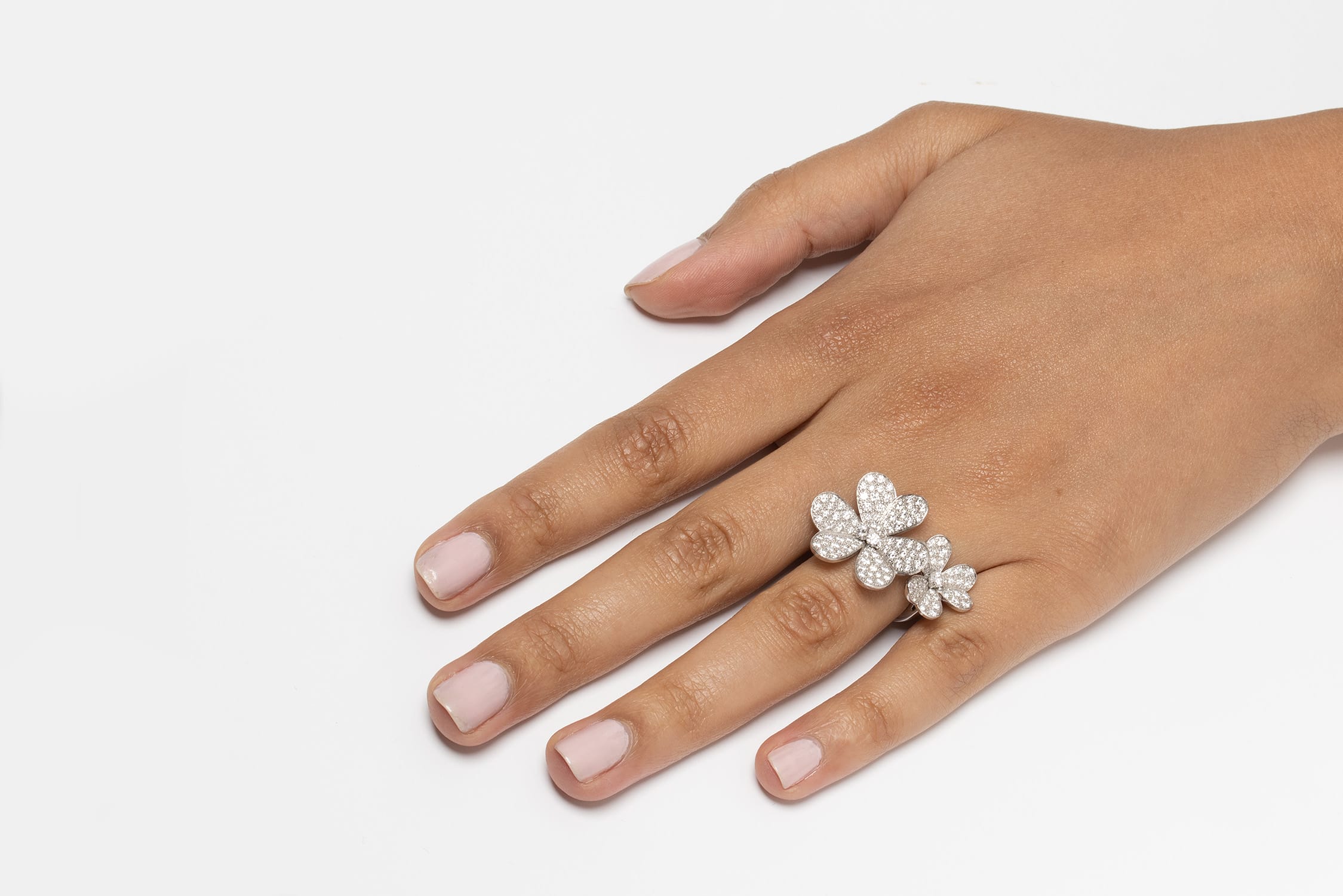 Van cleef ring flower sale