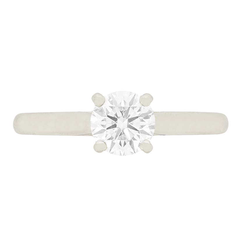 Cartier '1895' 0.46ct Diamond Solitaire Ring.