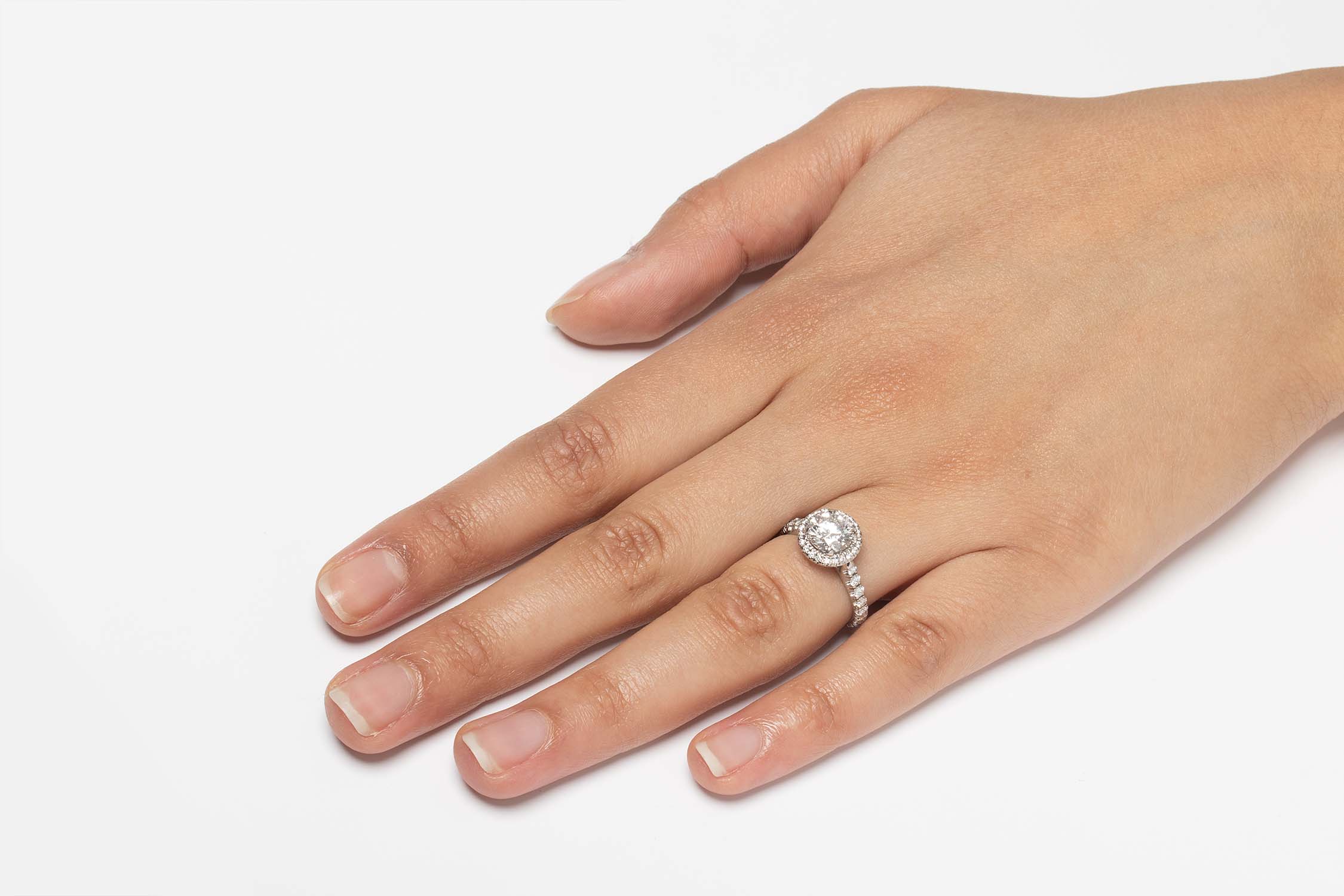 Cartier halo online ring