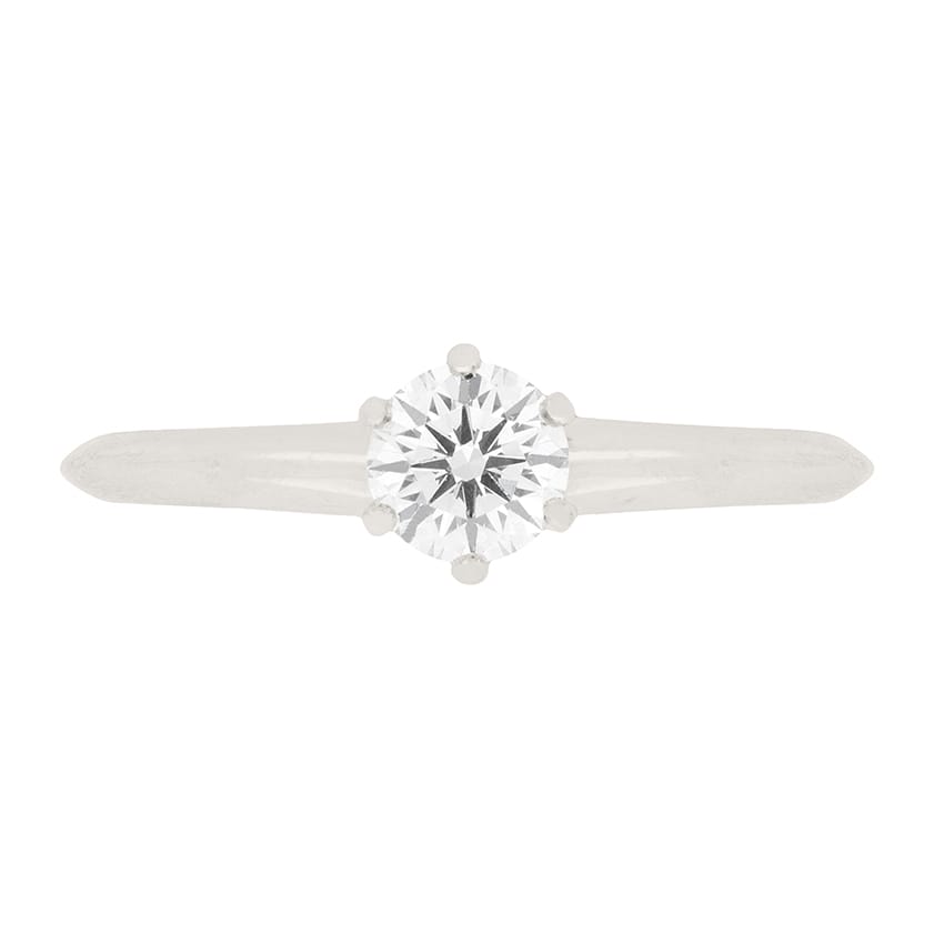 Tiffany & Co. 0.48ct Diamond Solitaire Ring