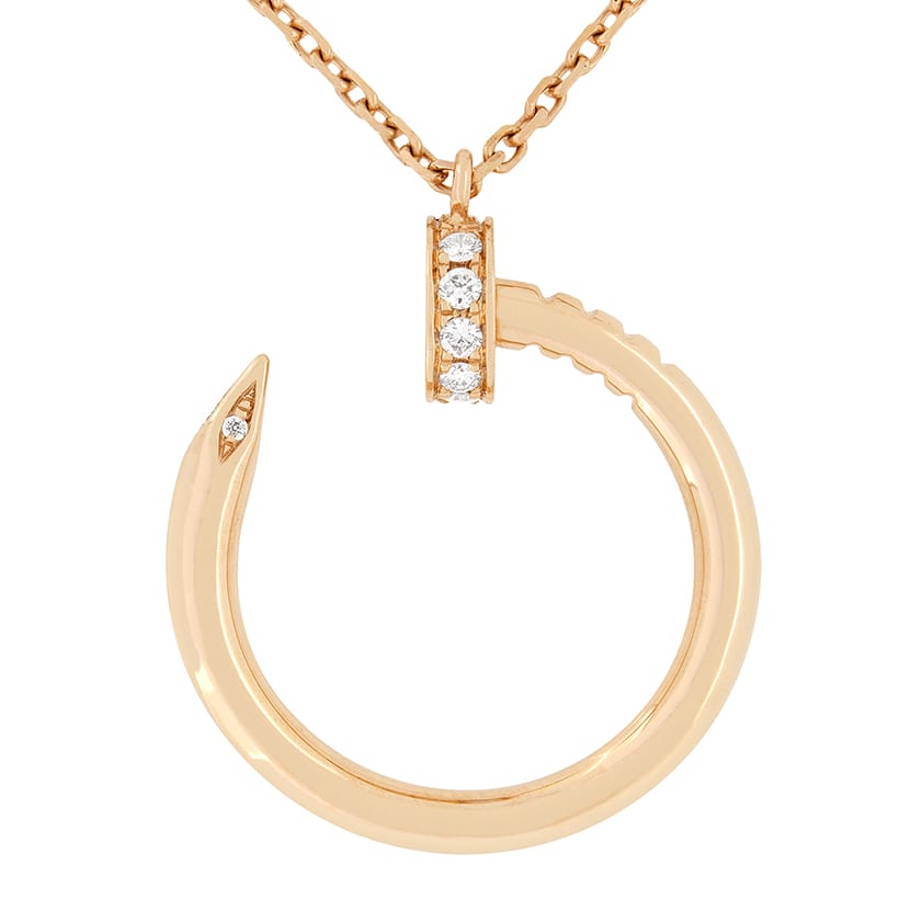 Cartier love Necklace, 2 diamond – BeRiche