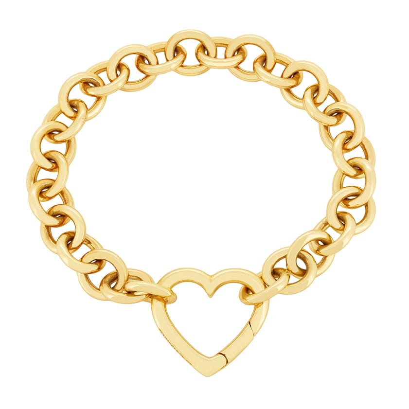 Tiffany Co Elsa Peretti Open Heart Charm Bracelet Farringdons