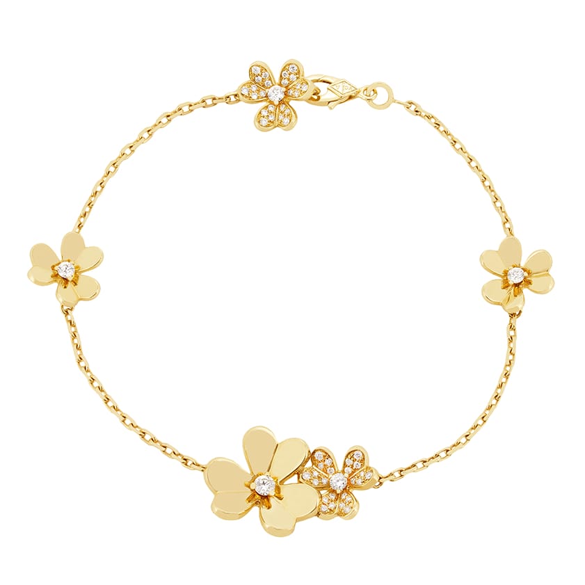 Van Cleef & Arpels 5 Flowers Frivole Diamond Bracelet