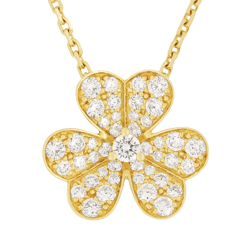 VAN CLEEF & ARPELS Diamond Tassel Gold Necklace/Bracelet – Yafa Signed  Jewels