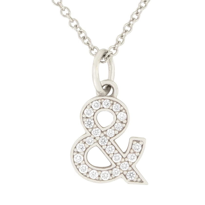 Tiffany & Co. Diamond Ampersand Pendant | Farringdons Jewellery