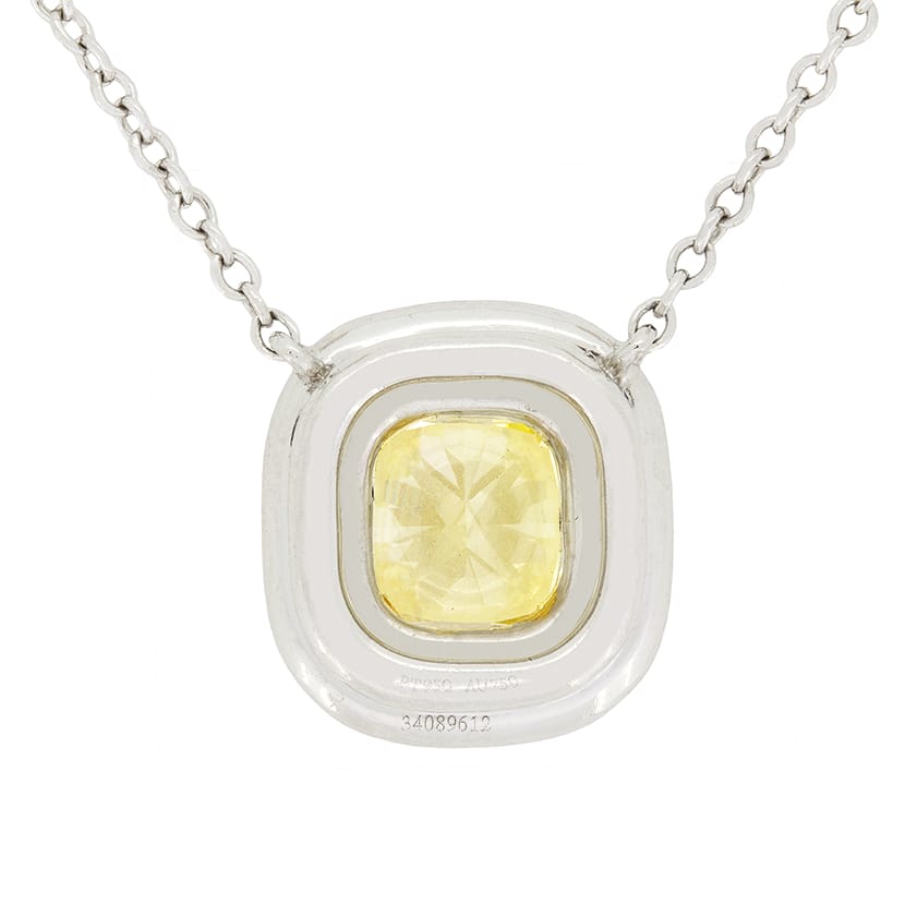 Tiffany Co Soleste Yellow Diamond Pendant Farringdons