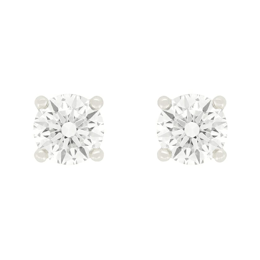 Tiffany & Co. 1.44ct Diamond Stud Earrings