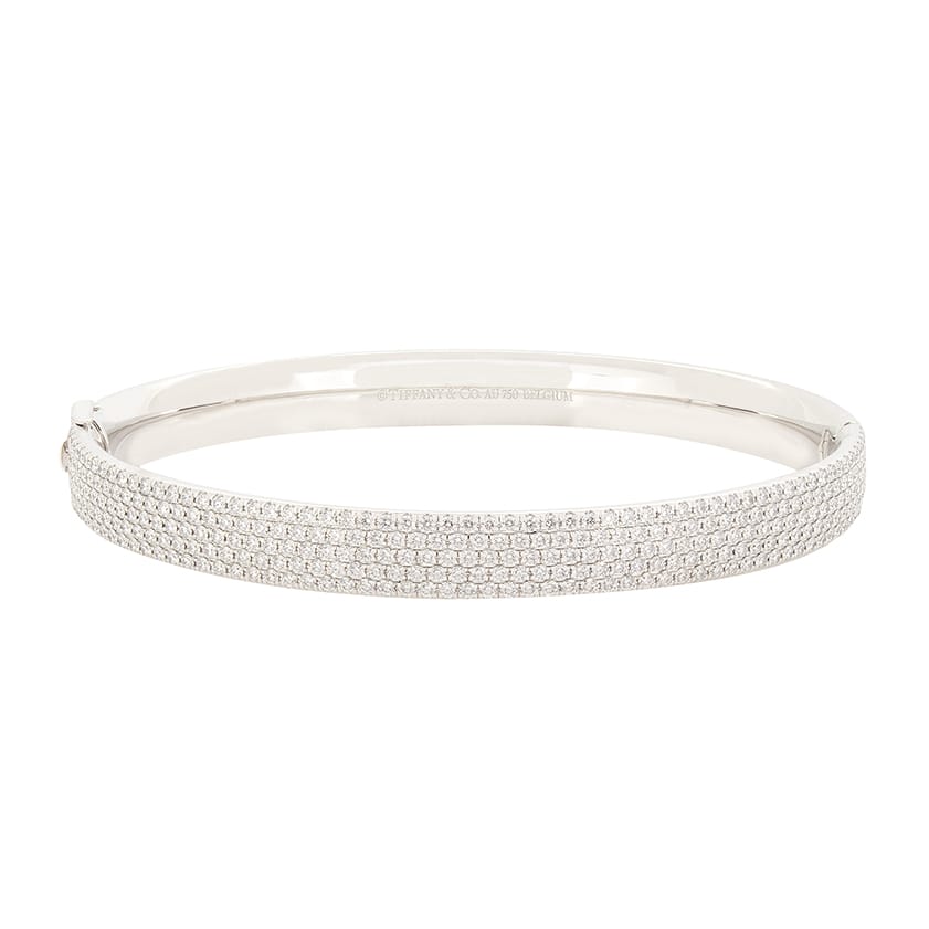 Tiffany Diamond 'Metro' Bangle Farringdons Jewellery