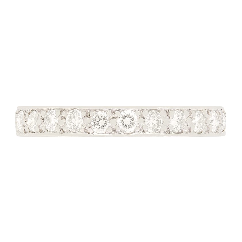 Vintage 1.25ct Diamond Eternity Ring, c.1950s