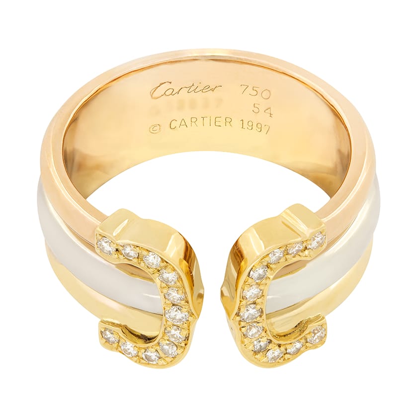 Cartier Diamond C De Cartier Ring c.1997 Farringdons Jewellery