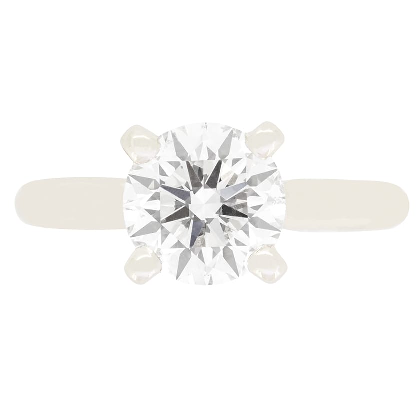 Cartier 1.70ct Diamond '1895' Solitaire Ring