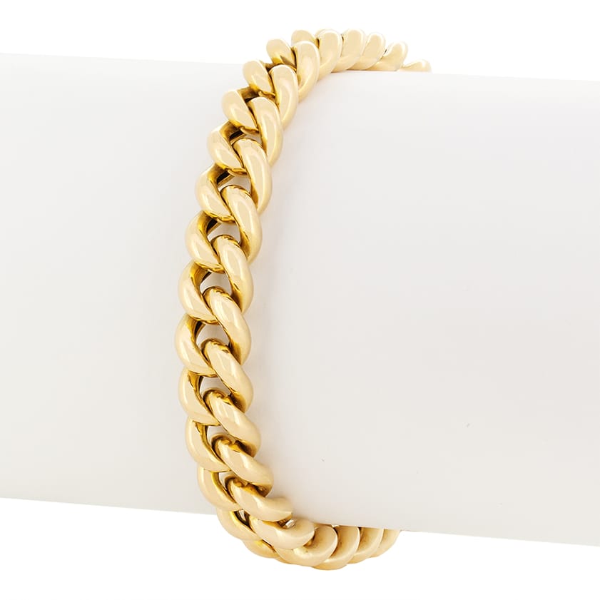 Victorian 15ct Gold Link Bracelet, c.1880s