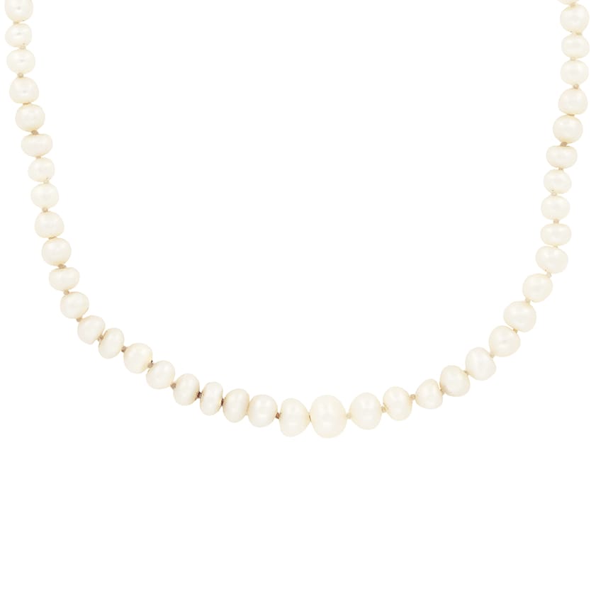 Victorian Graduating Pearl Necklace, c.1900s