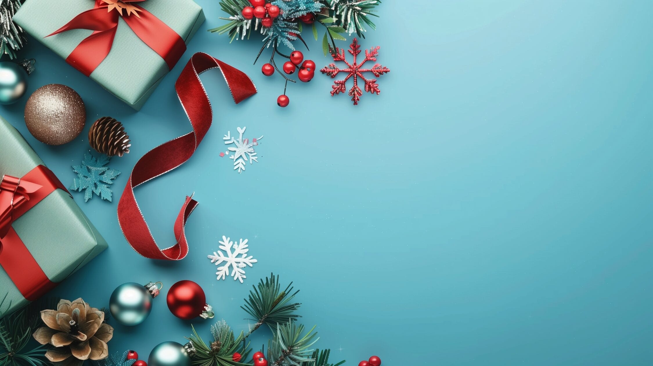 Gift boxes with bows