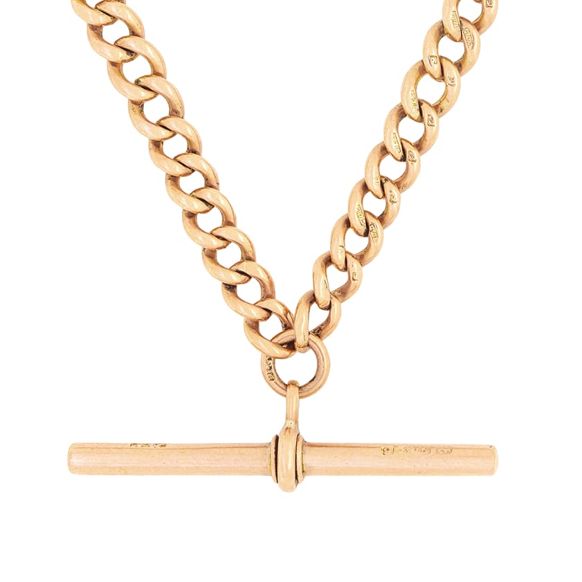 Victorian 9ct Albert Chain, c.1900s