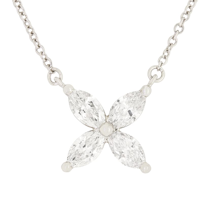 Tiffany & Co. 0.81ct Diamond 'Victoria' Necklace