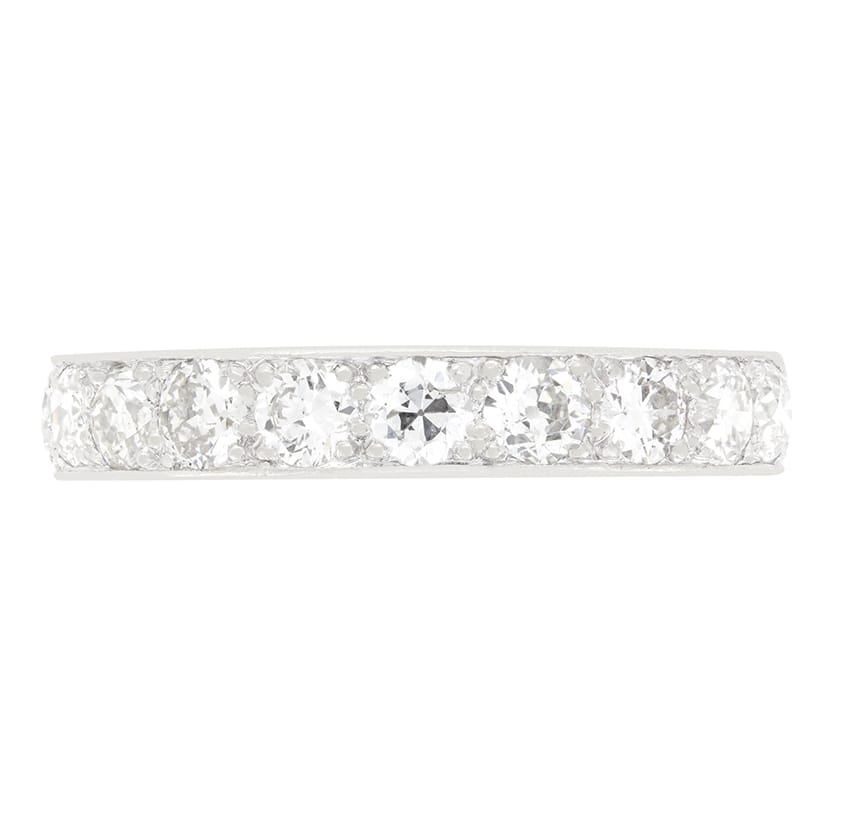 Art Deco 3.00ct Full Eternity Ring, c.1920s
