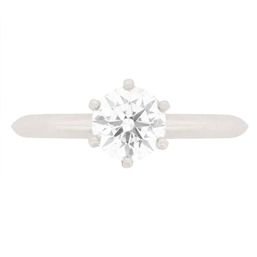 Tiffany & Co. 0.74ct Diamond Solitaire Ring
