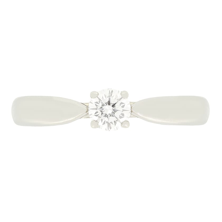 Tiffany & Co. 0.19ct Diamond 'Harmony' Solitaire Ring