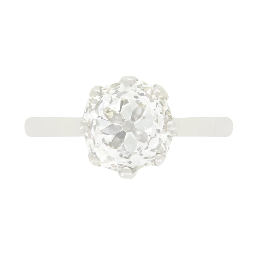 Art Deco 2.05ct Diamond Solitaire Ring, c.1920s