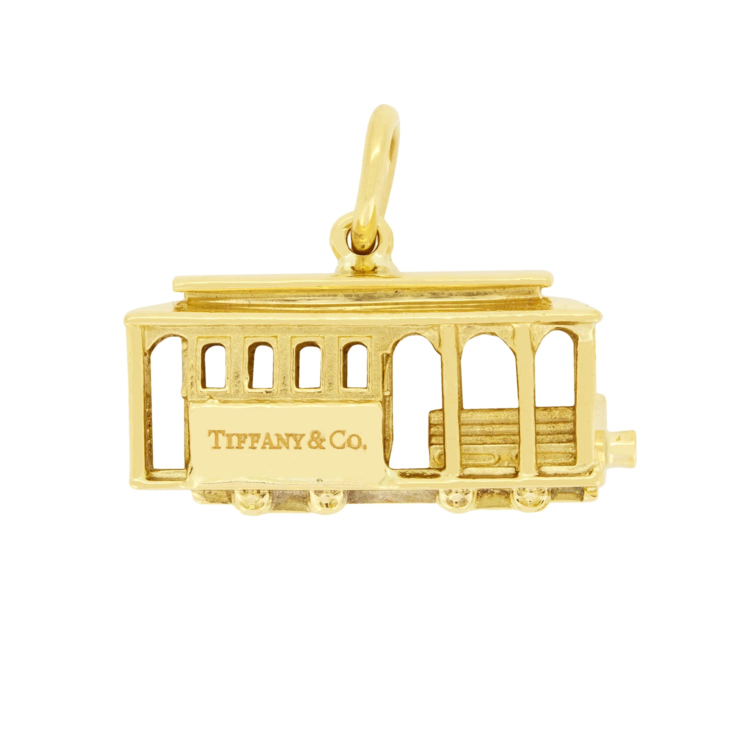 Tiffany & Co 18ct Gold Tram Charm